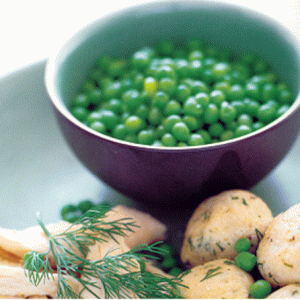 Pollo alla Marci con piselli e funghi