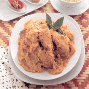 Waterzoï de poulette,  pollo alla waterzoï