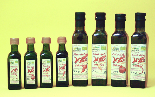 gli oli monovarietali del Drago